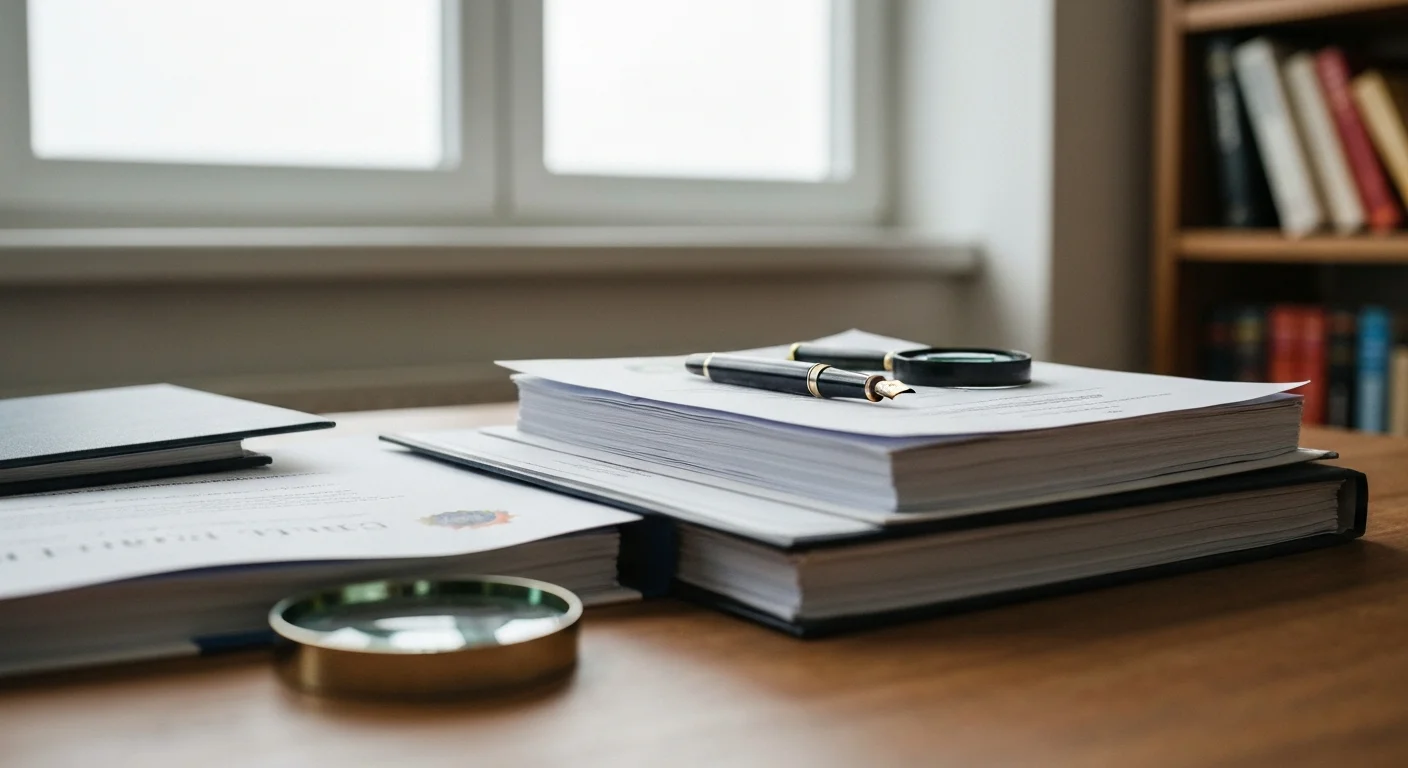 Zertifikatslogo und Aktenordner als Symbol für AZAV-zertifizierte Bildungsträger