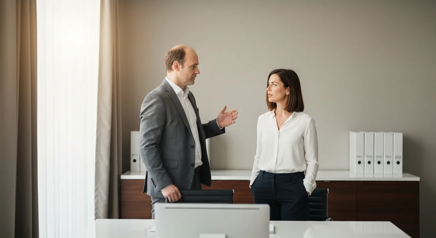 Berater und Kunde im Beratungsgespräch zur Vermittlung in den Arbeitsmarkt