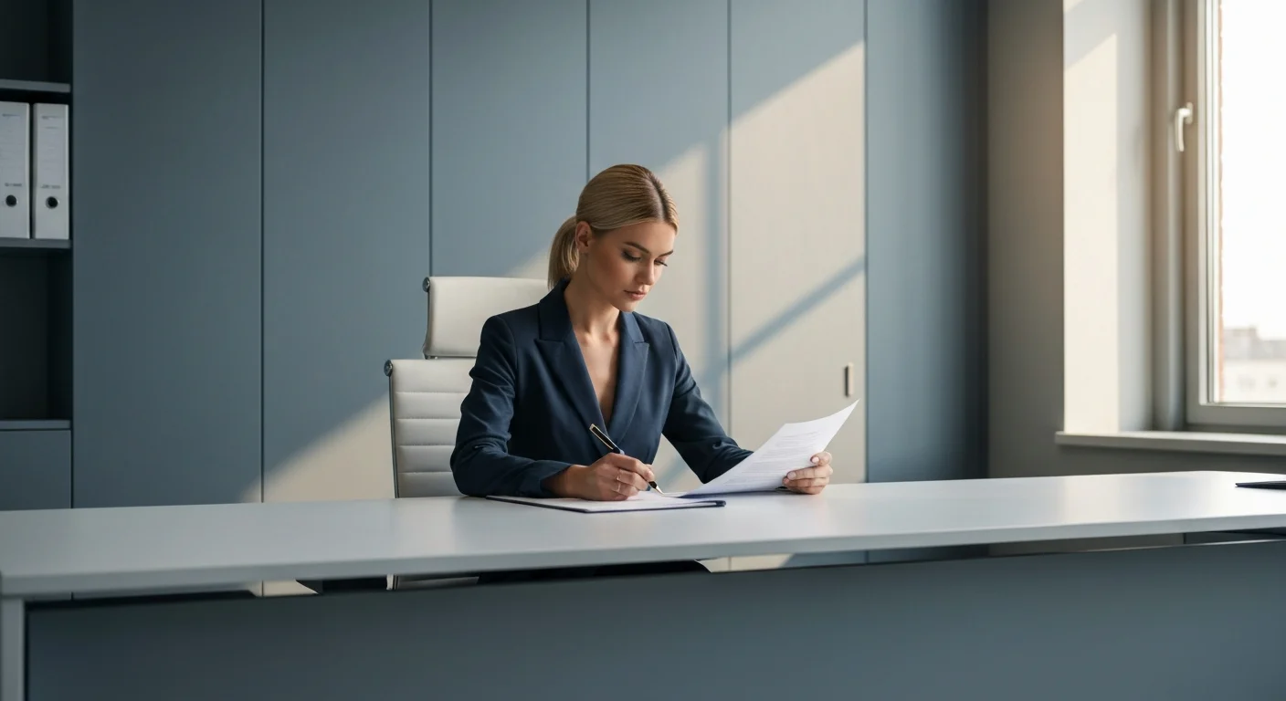 Beratungsszene mit Aktenordnern zu SGB III und SGB II auf einem Tisch